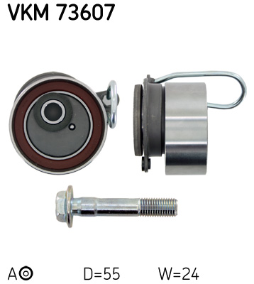 įtempiklio skriemulys, paskirstymo diržas - VKM 73607 SKF
